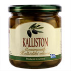 a jar or green olives